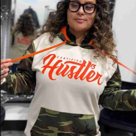 Certified Hustler Camo Hoodie