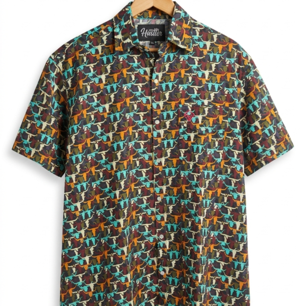 CH Long Horn Short Sleeve Pearl Snap